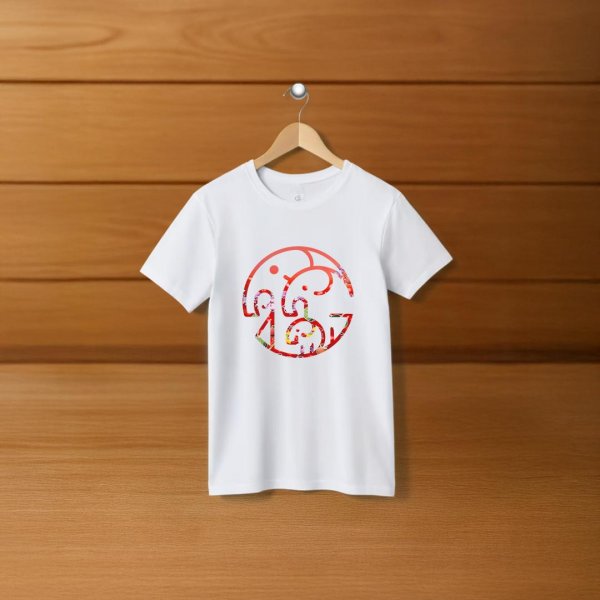 Morning Blossom Changy Cotton T-Shirt