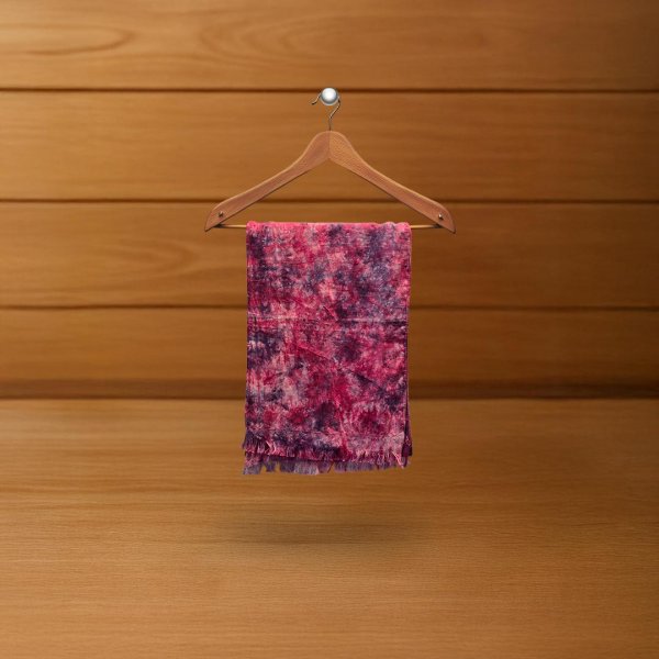 Tie-Dyed Hemp Scarf